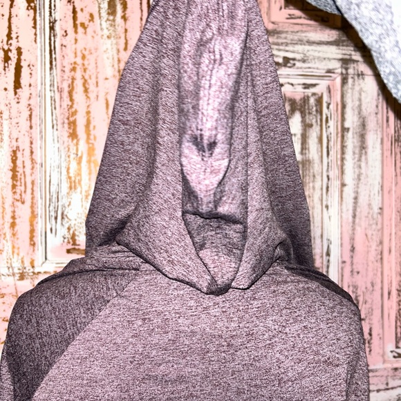 Athleta Burgundy/brown Pullover Hoodie - Picture 6 of 7